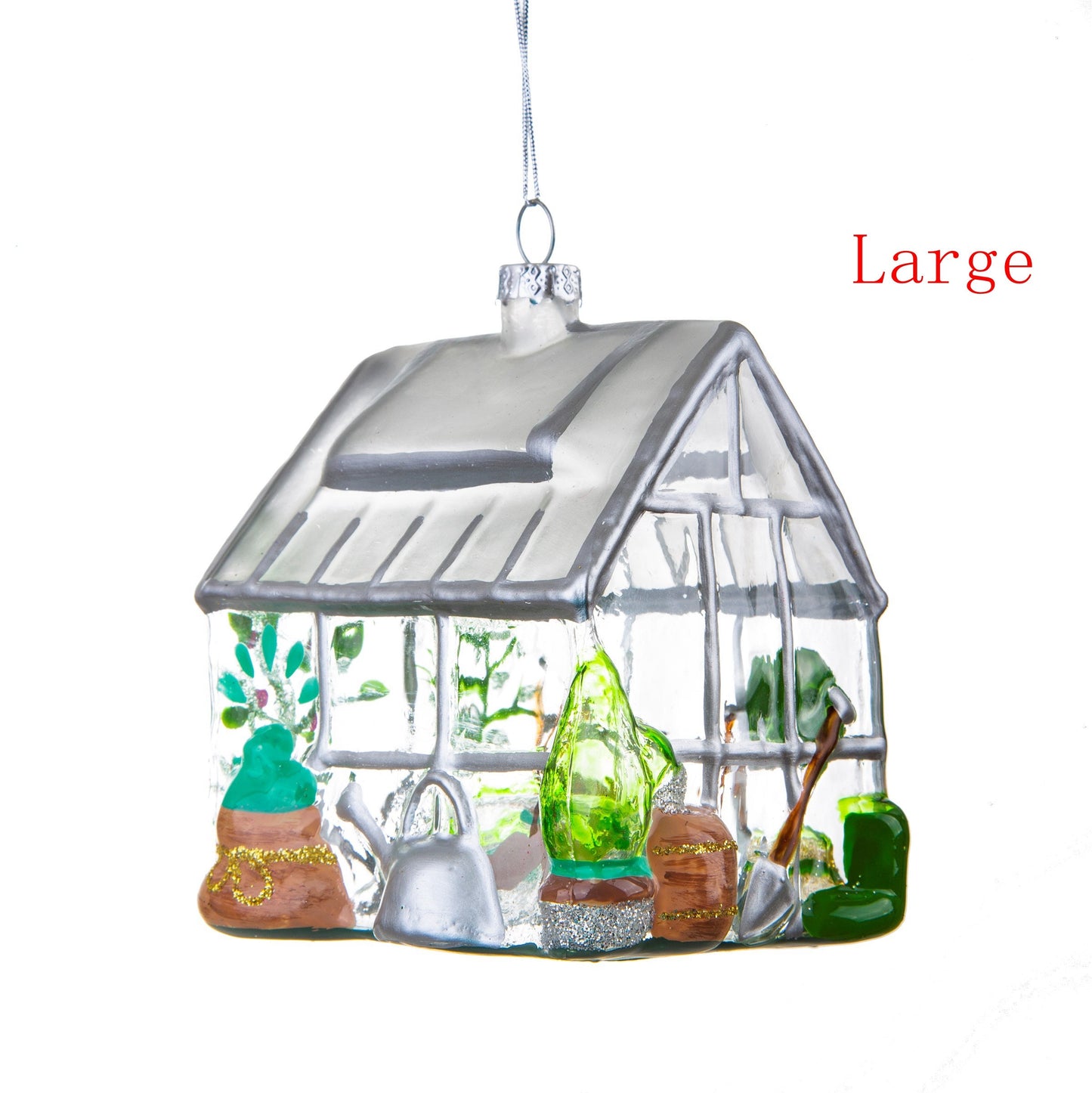 Greenhouse Shaped Bauble Christmas Tree Decoration