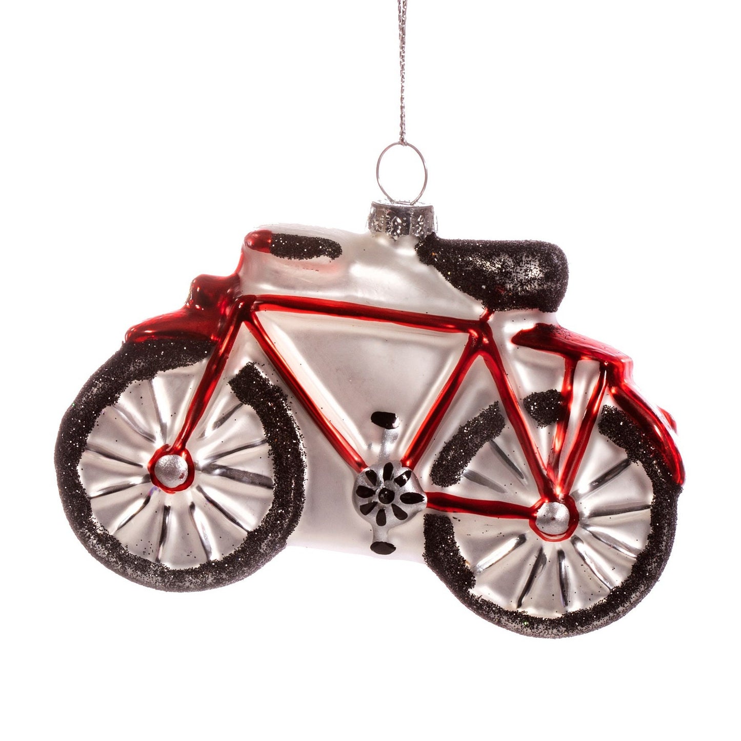 Red Bicycle Bauble Christmas Tree Hanging Decoration