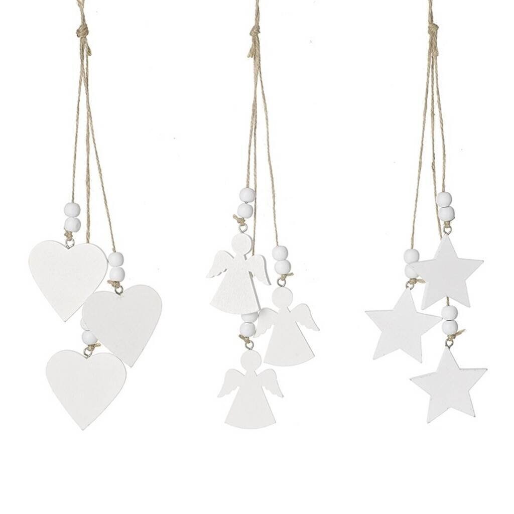Angel Heart Star Hanger Christmas Decoration